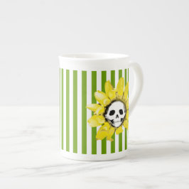 TOUTE COULEUR STRIPE Tasse de thé au tournesol crâ