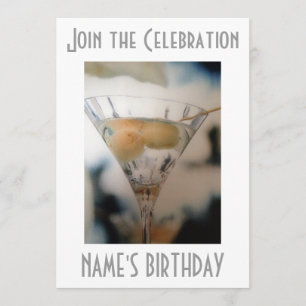 TOUTE INVITATION DE LA PARTIE D'ANNIVERSAIRE ADULT