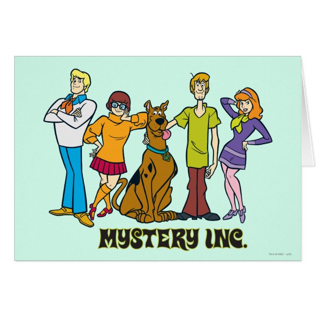 Toute la bande 12 Mystery Inc (Devant horizontal)