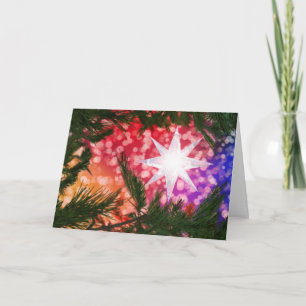 Toute la carte de Noël est brillante