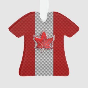 Toute la feuille d'érable rouge canadienne sur l'i