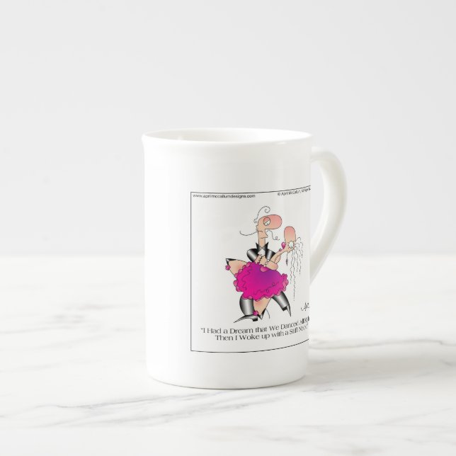 TOUTE LA NUIT DANSÉE tasse avant avril McCallum de (Devant droit)