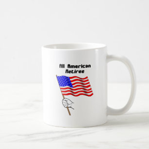 Toute la tasse américaine de retraité