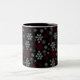 Toute la tasse d'impression de flocon de neige en 