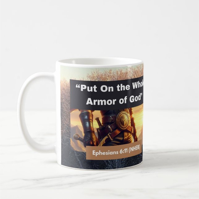 Toute l'armure de Dieu - Mug classique (Gauche)