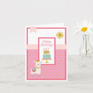 Toute Llama amusant Bonne carte d'anniversaire
