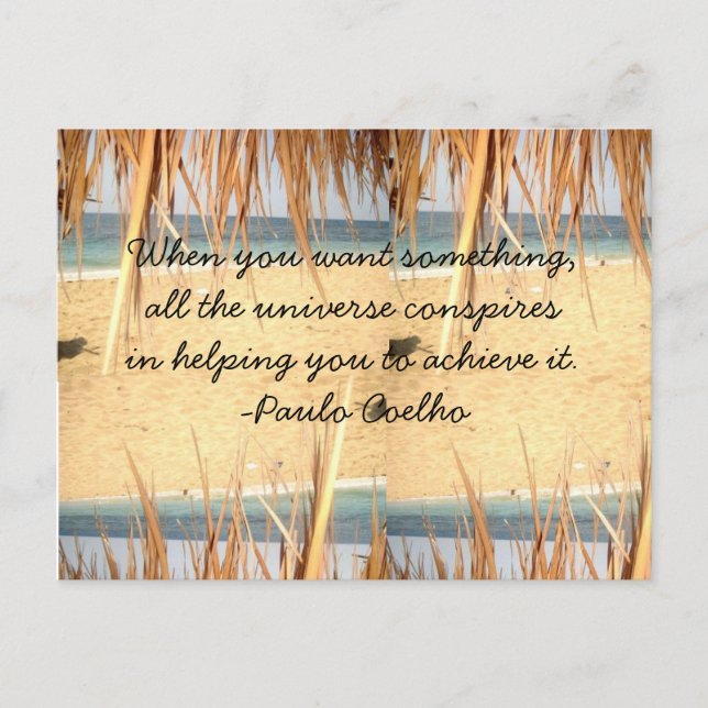 Toute L'Univers Conspire Carte Postale (Devant)