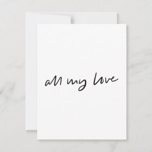 toute ma carte à plat d'amour