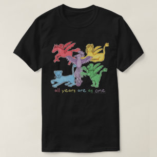 "Toutes les années…" T-shirt foncé (divers sty