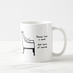 Toutes les chaises appartiennent au chat - tasse