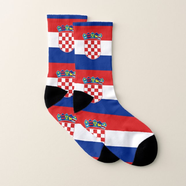 Toutes les chaussettes imprimées avec le drapeau d (Paire)