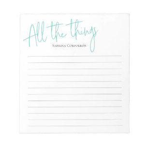 Toutes les choses script bloc-notes