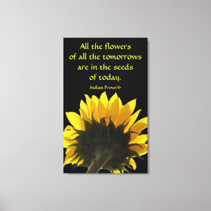 Toutes Les Fleurs Tournesol Toile