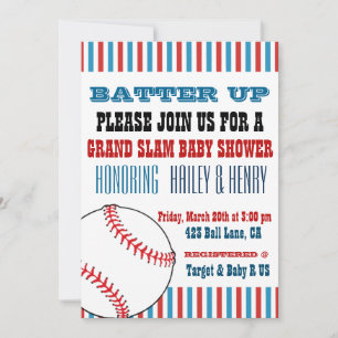 Toutes Les Invitations De Douche Bébé Star Basebal