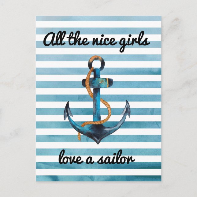 Toutes les jolies filles adorent une carte postale (Devant)