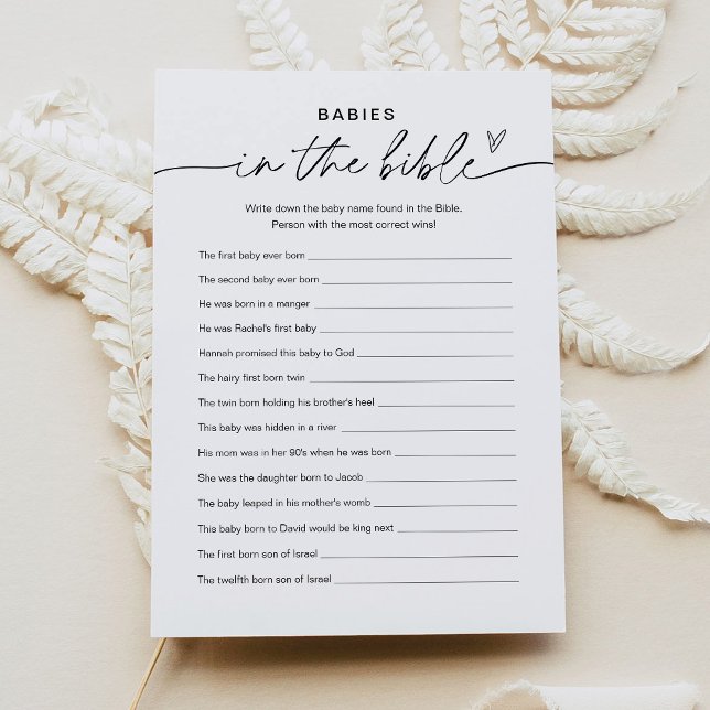 TOUTES LES LÉGIDES Dans La Carte De Jeu Baby showe (Créateur téléchargé)