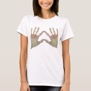 TOUTES LES MAINS Humoristiques SUR LES T-shirts po