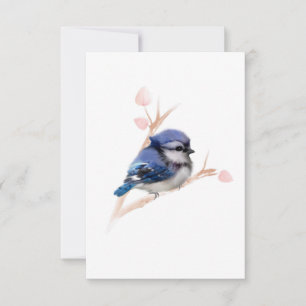 Toutes les occasions Blue Jay Bird Carte