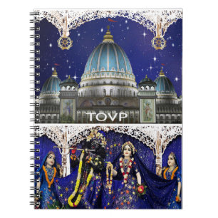 TOVP/Radha Madhava gewundenes Notizbuch Notizblock
