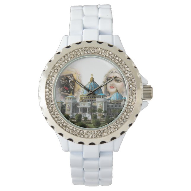 TOVP/Radha Madhava Kristall/Enamel Watch Armbanduhr (Vorderseite)