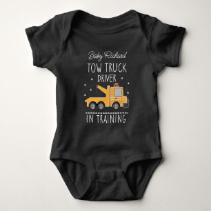 Tow Truck Baby - Schleppwagenfahrer in Ausbildung Baby Strampler