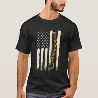Tow Truck Driver - Geschenke Patriotischer Zug der T-Shirt