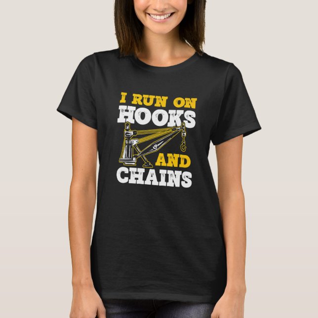 Tow Trucker Tow Truck Driver Tow Operator Breakdow T-Shirt (Vorderseite)