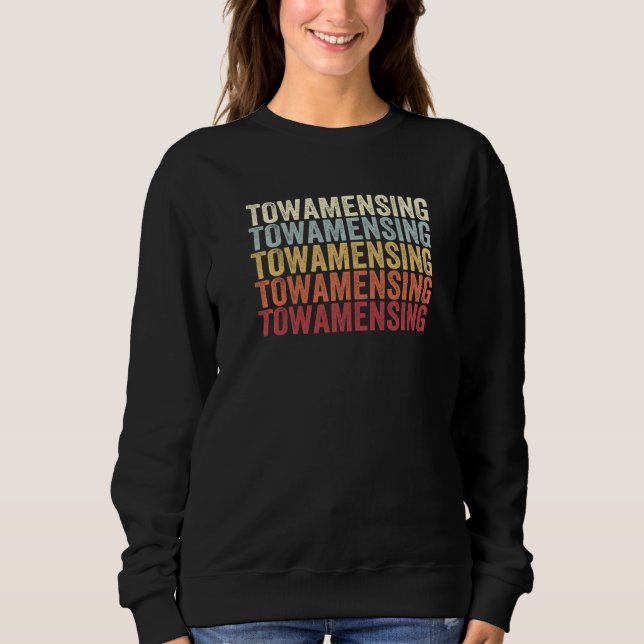 Towamensing Pennsylvania Towamensing PA Retro Vint Sweatshirt (Vorderseite)