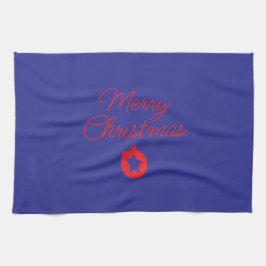 towel with Christmas writing Geschirrtuch