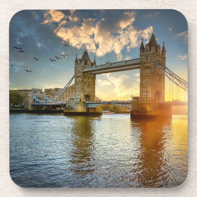 Tower Bridge à Sunset Dessous de verre (Devant)