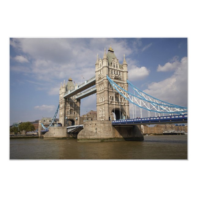 Tower Bridge and River Thames, London, Fotodruck (Vorne)