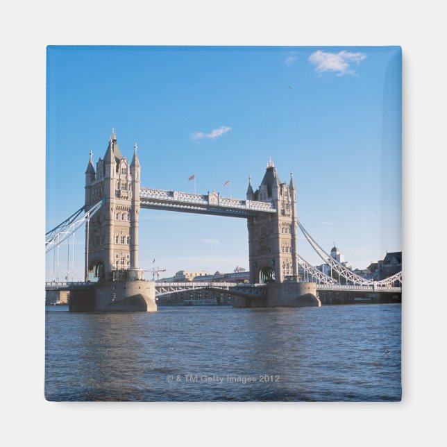 Tower Bridge auf der Themse Magnet (Vorne)