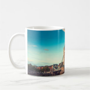 Tower Bridge bei Sonnenuntergang, Londonplace, Lon Kaffeetasse
