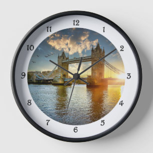 Tower Bridge bei Sunset Uhr