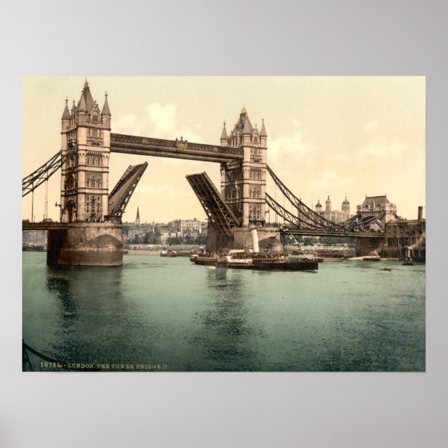 Tower Bridge I, London, England Poster (Vorne)