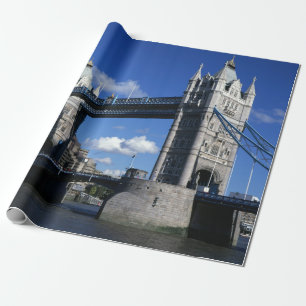 Tower Bridge in den 90er Jahren Geschenkpapier