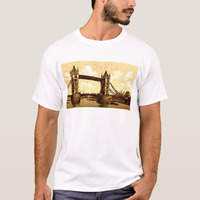 Tower Bridge London 1900 T-Shirt (Vorderseite)