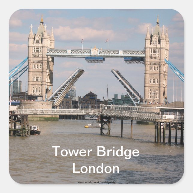 Tower Bridge London Aufkleber (Vorderseite)
