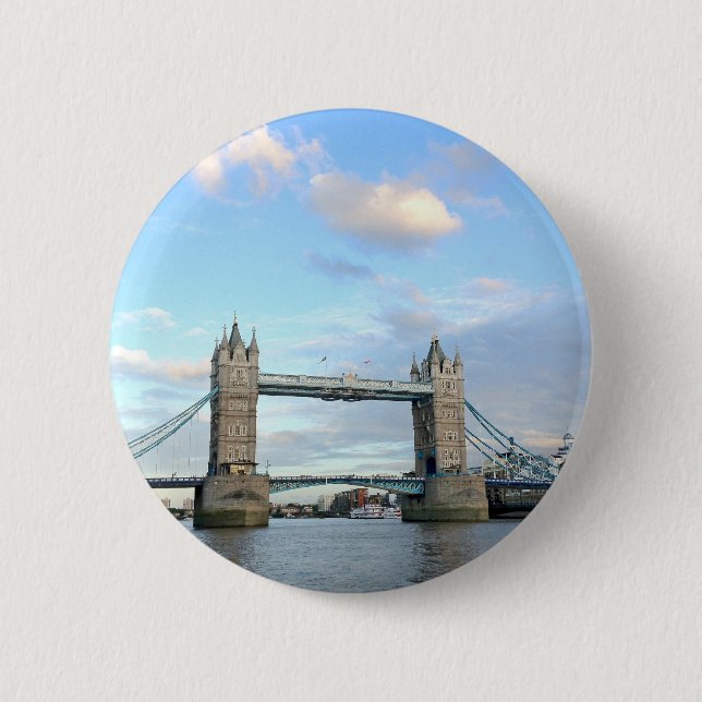 Tower Bridge-London Button (Vorderseite)
