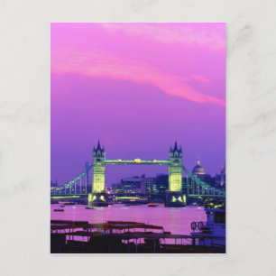 Tower Bridge, London, England 2 Postkarte