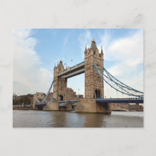 Tower Bridge London England Feiertagspostkarte