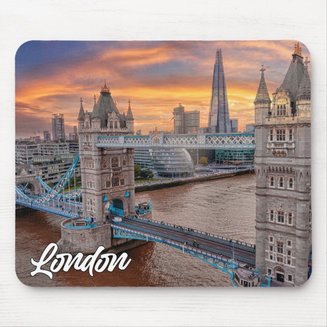 Tower Bridge, London, England Mousepad (Vorne)
