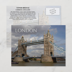 Tower Bridge, London, England Postcard Postkarte