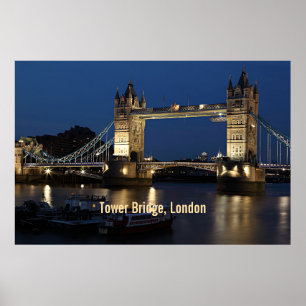 Tower Bridge, London, England Poster