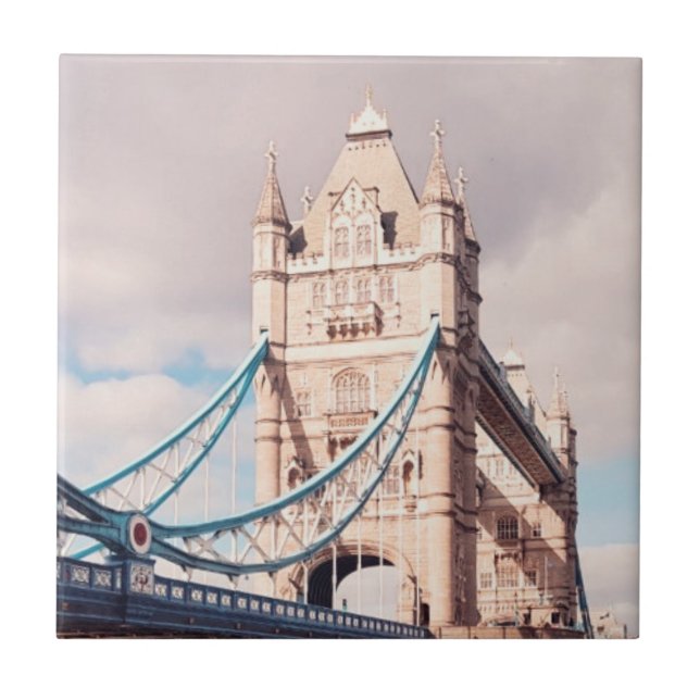 Tower Bridge London Großbritannien Fliese (Vorderseite)