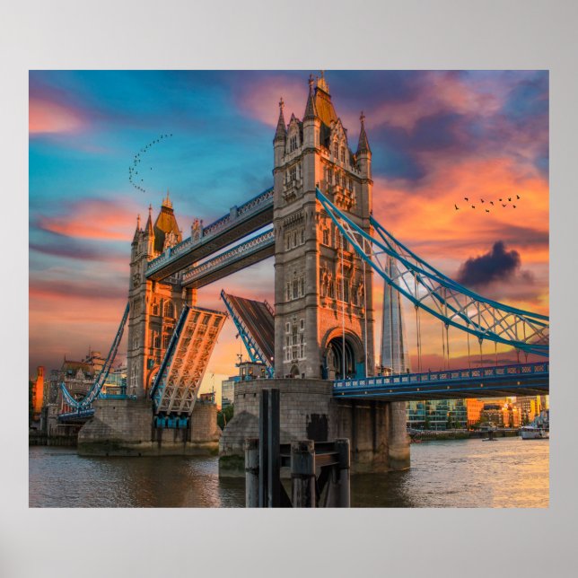 Tower Bridge London Poster (Vorne)