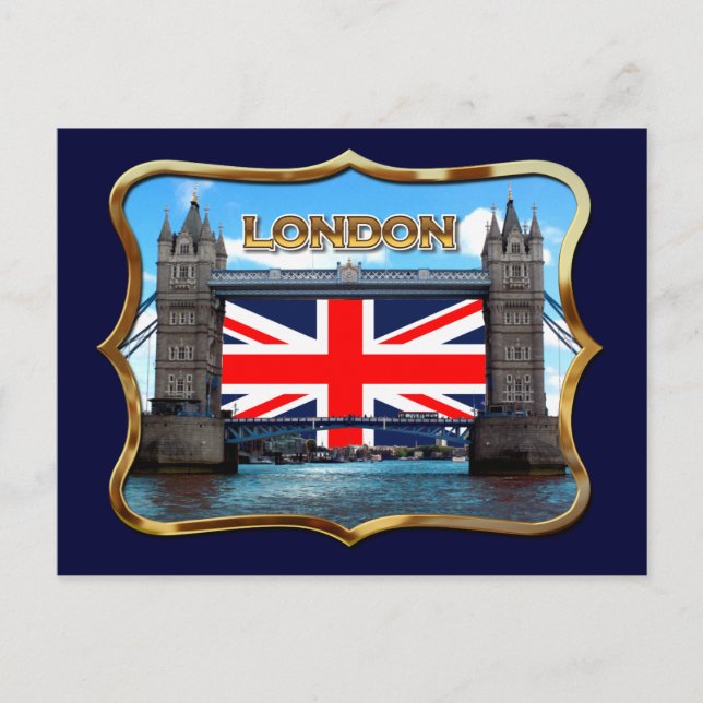 Tower Bridge Postkarte (Vorderseite)