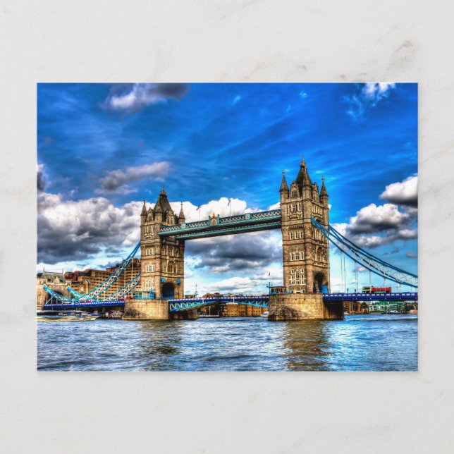 Tower Bridge Postkarte (Vorderseite)