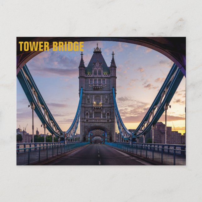 TOWER BRIDGE POSTKARTE (Vorderseite)