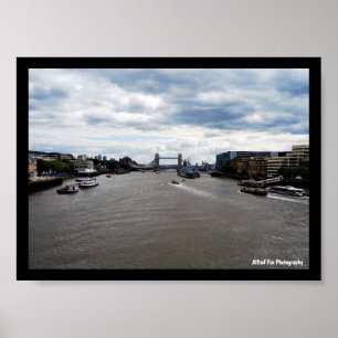 Tower Bridge & River Thames Landschaft Poster
